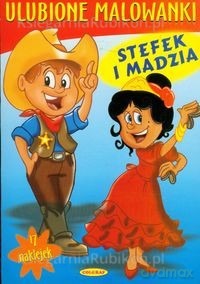 Stefek i Madzia Ulubione Malowanki [KSIĄŻKA]