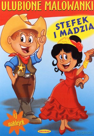 Stefek i Madzia Ulubione Malowanki [KSIĄŻKA]