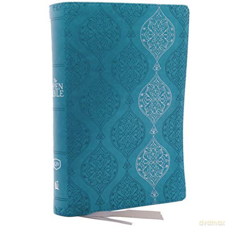 The Kjv, Open Bible, Leathersoft, Blue, Red Letter Edition, Comfort Print: Complete Reference System - Thomas Nelson [KSIĄŻKA]