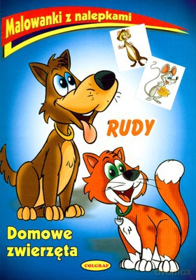 Malowanki Z Nalepkami Rudy Domowe Zwierzęta [KSIĄŻKA]