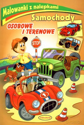 Samochody Osobowe I Terenowe Malowanki Z Nalepkami (broszurowa) [KSIĄŻKA]