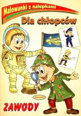 Zawody Malowanki Z Nalepkami Dla Chłopców [KSIĄŻKA]