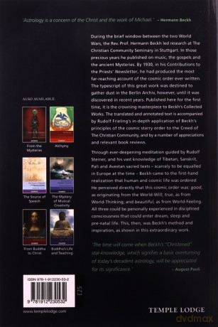 The Language Of The Stars: Zodiac And Planets In Relation To The Human Being - The Cosmic Rhythm in the Creed - Rudolf Frieling [KSIĄŻKA]