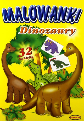 Malowanki Dinozaury [KSIĄŻKA]