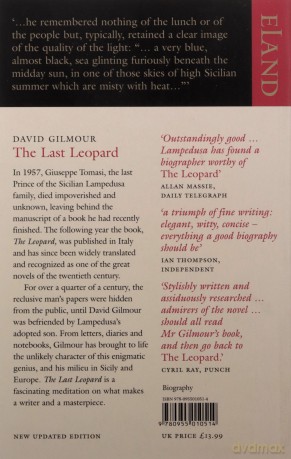 The Last Leopard: A Life of Giuseppe Tomasi Di Lampedusa - David Gilmour [KSIĄŻKA]