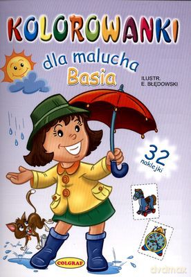 Basia Kolorowanki Dla Malucha - E. Łabędowski [KSIĄŻKA]