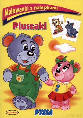 Pluszaki Malowanki Z Naleplami [KSIĄŻKA]