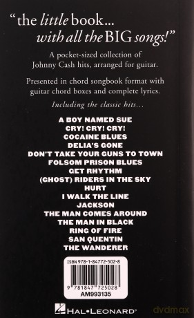 The Little Black Songbook Johnny Cash Lc [KSIĄŻKA]