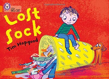 The Lost Sock: Band 06/Orange Collins Big Cat - Tim Hopgood [KSIĄŻKA]