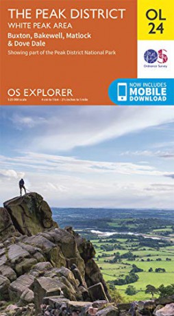 The Peak District OS Explorer Map OL24: The Peak District White Peak Area - Ordnance Survey [KSIĄŻKA]