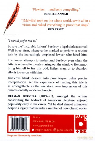 The Scrivener Bartleby: A Story of Wall Street - Herman Melville [KSIĄŻKA]