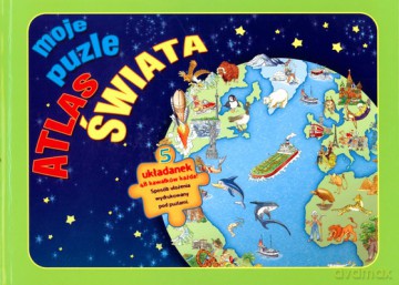 Atlas Świata Moje Puzle (twarda) [KSIĄŻKA]