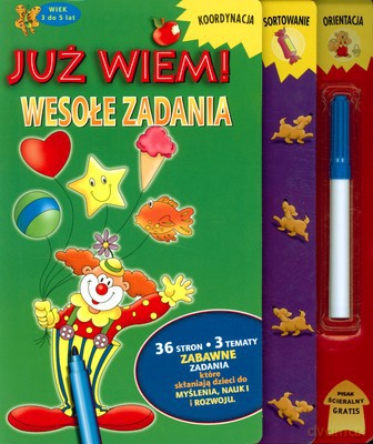 Już Wiem Wesołe Zadania (twarda) [KSIĄŻKA]