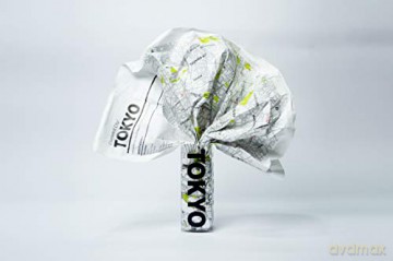 Tokyo - Crumpled City Map - Palomar Crumpled City Maps - Crumpled City Maps [KSIĄŻKA]
