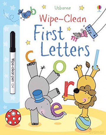 Usborne Publishing First Letters - Wipe Clean Workbook [KSIĄŻKA]