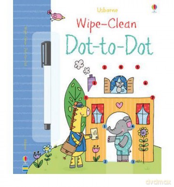 Usborne Wipe Clean Dot To Dot practise pen control - Jessica Greenwell [KSIĄŻKA]