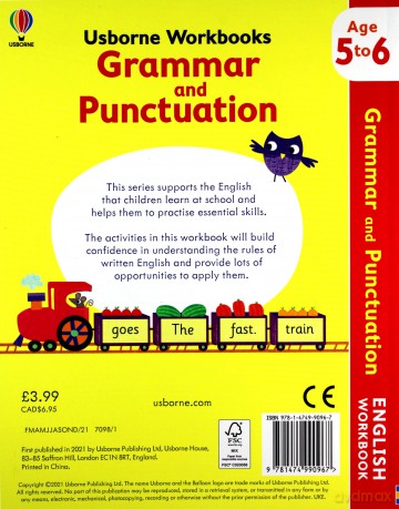 Usborne Workbooks Grammar and Punctuation 5-6 - Greenwell Jessica [KSIĄŻKA]