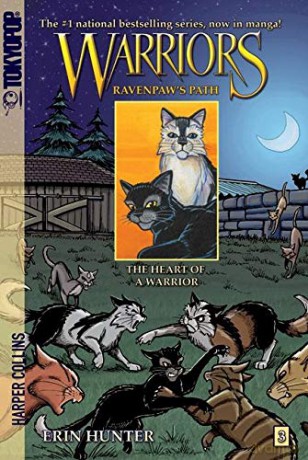 Warriors Manga: Ravenpaw's Path #3: The Heart of a Warrior: 03 - Erin Hunter [KSIĄŻKA]