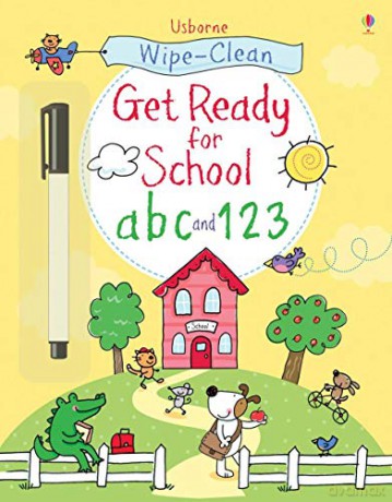 Wipe-clean Get Ready for School ABC and 123 - Sam Taplin [KSIĄŻKA]