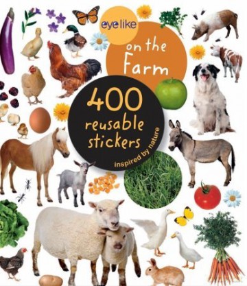 Workman Publishing Eyelike On the Farm 400 Reusable Stickers by Workman Publishing [KSIĄŻKA]