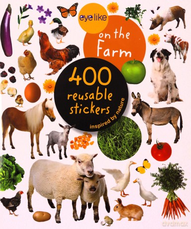 Workman Publishing Eyelike On the Farm 400 Reusable Stickers by Workman Publishing [KSIĄŻKA]