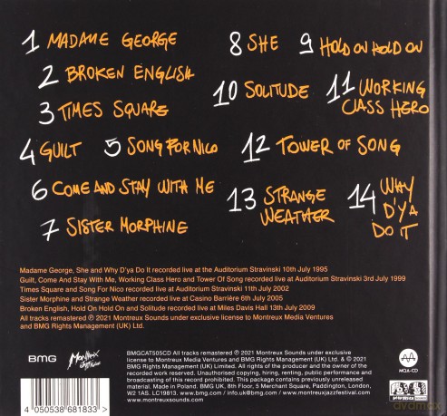 Marianne Faithfull: Marianne Faithfull - The Montreux Years [CD]
