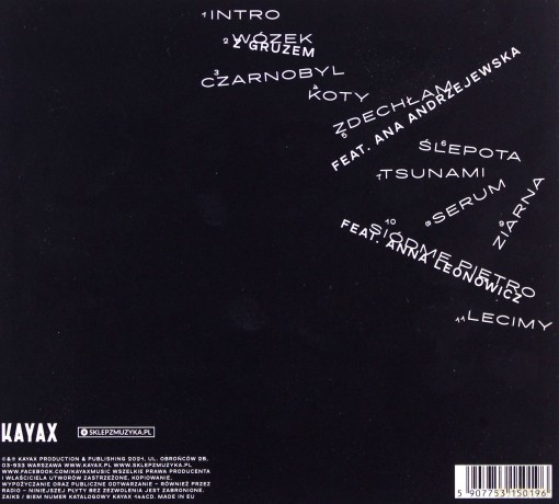 Kuba Kawalec: Ślepota [CD]