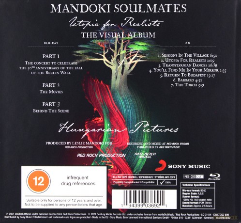 Mandoki Soulmates: Utopia For Realists: Hungarian Pictures [Blu-Ray]+[CD]
