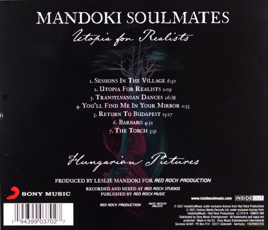 Mandoki Soulmates: Utopia For Realists: Hungarian Pictures [CD]