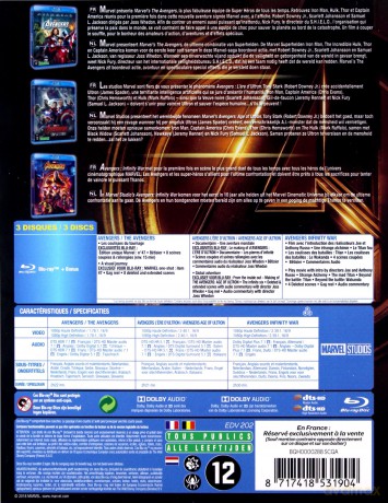 Avengers 1-3 [BOX] [3xBlu-Ray]