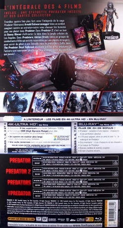 Predator 1-4 Kolekcja [BOX] [4xBlu-Ray 4K]+[4xBlu-Ray]