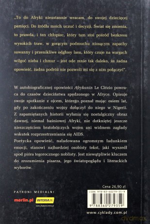 Afrykanin - J.M.G. Le Clezio [KSIĄŻKA]
