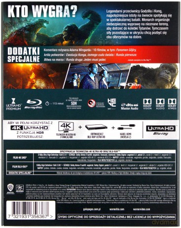 Godzilla vs. Kong [Blu-Ray 4K]+[Blu-Ray]