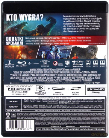 Godzilla vs. Kong [Blu-Ray 4K]+[Blu-Ray]