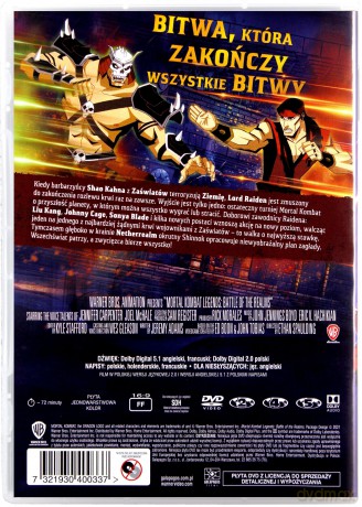 Legendy Mortal Kombat: Starcie Królestw [DVD]