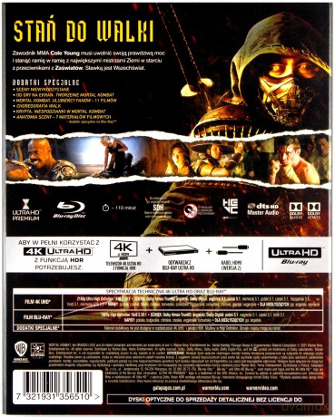 Mortal Kombat [Blu-Ray 4K]+[Blu-Ray]
