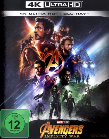 Avengers: Infinity War (Avengers: Wojna bez granic) [Blu-Ray 4K]+[Blu-Ray]