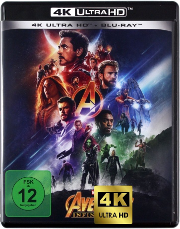 Avengers: Infinity War (Avengers: Wojna bez granic) [Blu-Ray 4K]+[Blu-Ray]