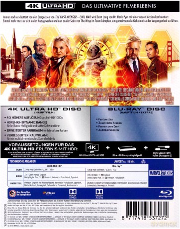 Ant-Man and the Wasp (Ant-Man i Osa) [Blu-Ray 4K]+[Blu-Ray]