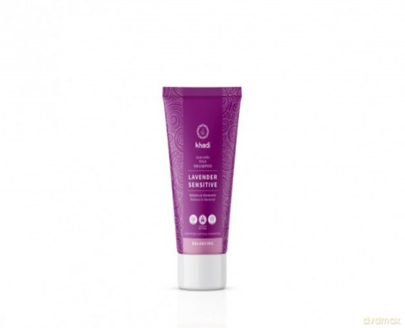 Delikatny szampon do wrażliwej skóry głowy Khadi - Lawenda 30 ml