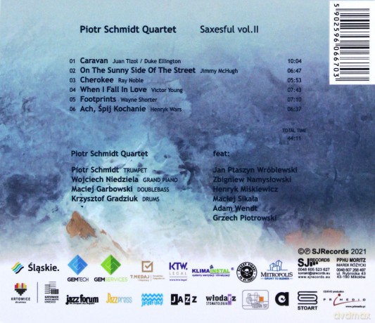 Piotr Schmidt Quartet: Saxesful vol. II [CD]