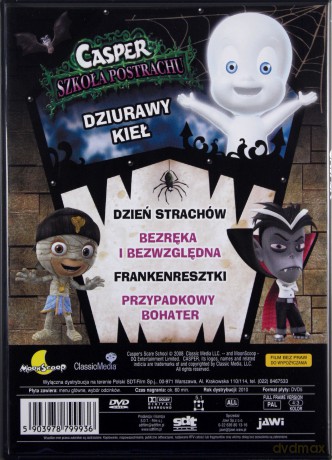 Casper: Szkoła Postrachu - Dziurawy kieł [DVD]