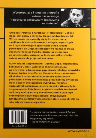 Johnny Depp Współczesny Buntownik - Brian J.Robb [KSIĄŻKA]