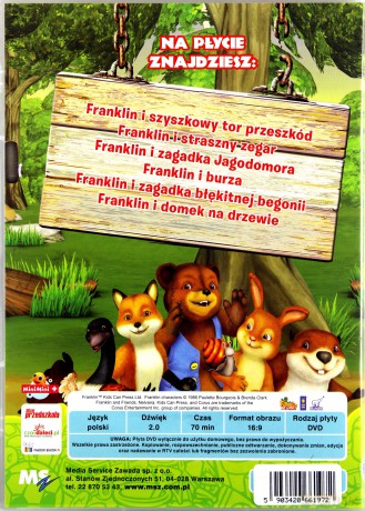 Franklin 2: Franklin domek na drzewie [DVD]