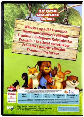 Franklin 3: Franklin i podróż ślimaka [DVD]