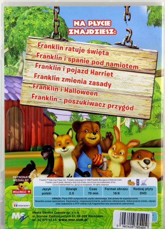Franklin 7: Franklin i spanie pod namiotem [DVD]