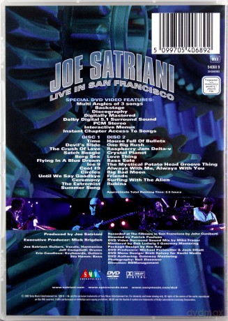 Joe Satriani: Live in San Francisco [DVD]