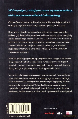 Córka Rabina - Reva Mann [KSIĄŻKA]