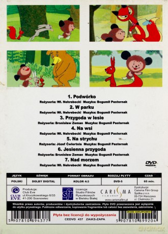 Miś Kudłatek: Przygoda w lesie [DVD]