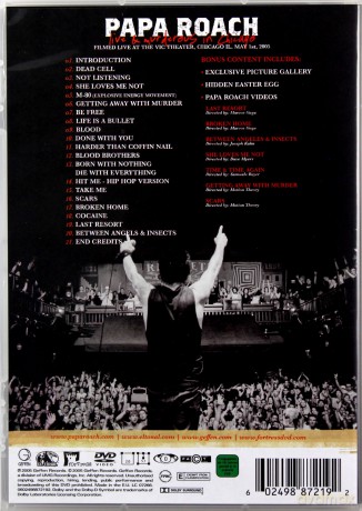 Papa Roach: Live & Murderous in Chicago [DVD]